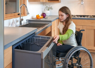 wheelchair accessible kitchen