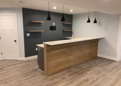 modern basement remodel ideas