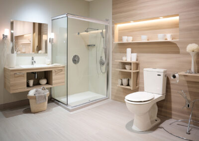 Bathroom Adapted for People with Disabilities, Safety Toilet for Elderly People, Adapted Interior Design